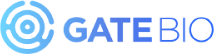 Gate Bio logo in Transition State Studio style